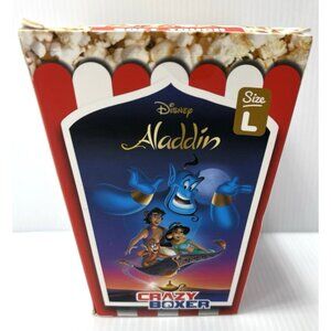 Disney Aladdin Men’s Boxer Brief 1pc Stretch Breathable Anti-Irritation L -NEW